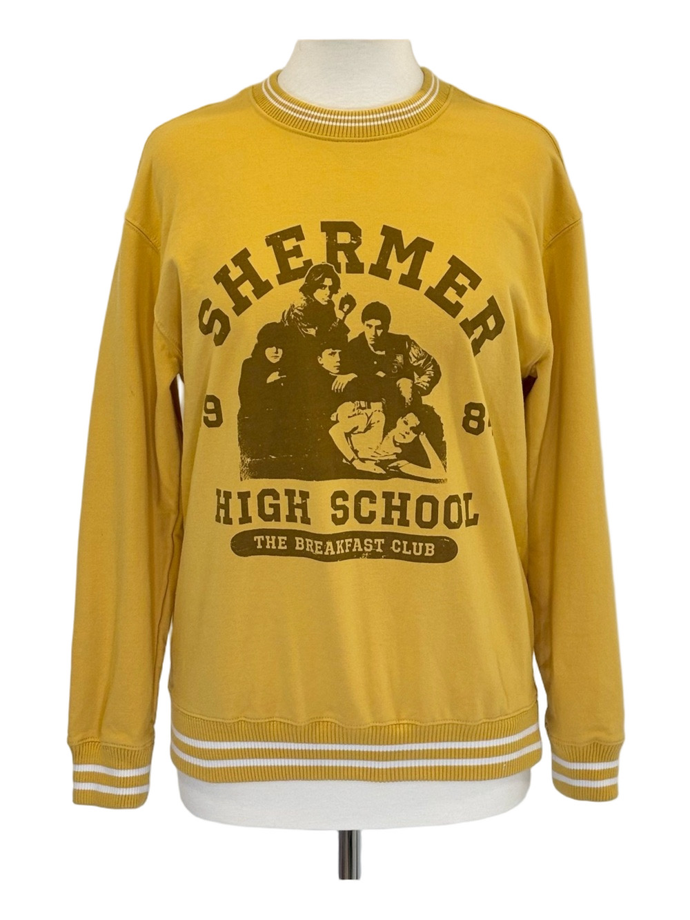 The Breakfast Club yellow sweatshirt